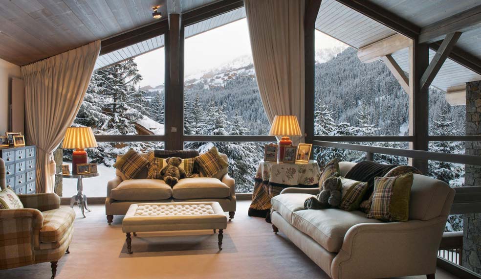 Fabulous scenery from the luxurious Chalet Brahmes