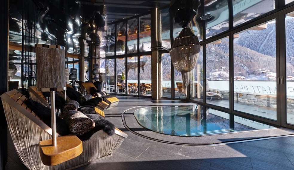 Interior design detail in Chalet Zermatt Peak