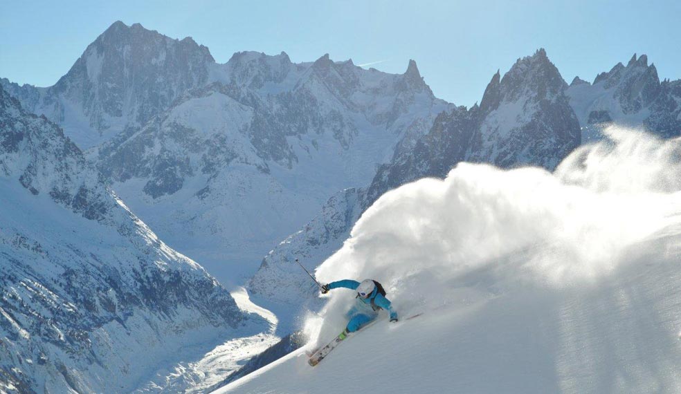 Fresh powder in Zermatt